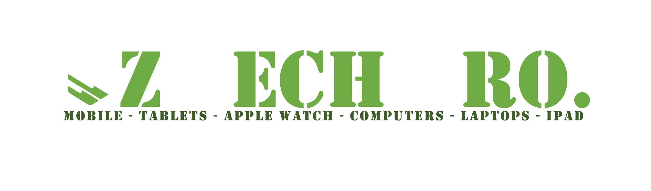 logo oz tech pro final green white no bg 01